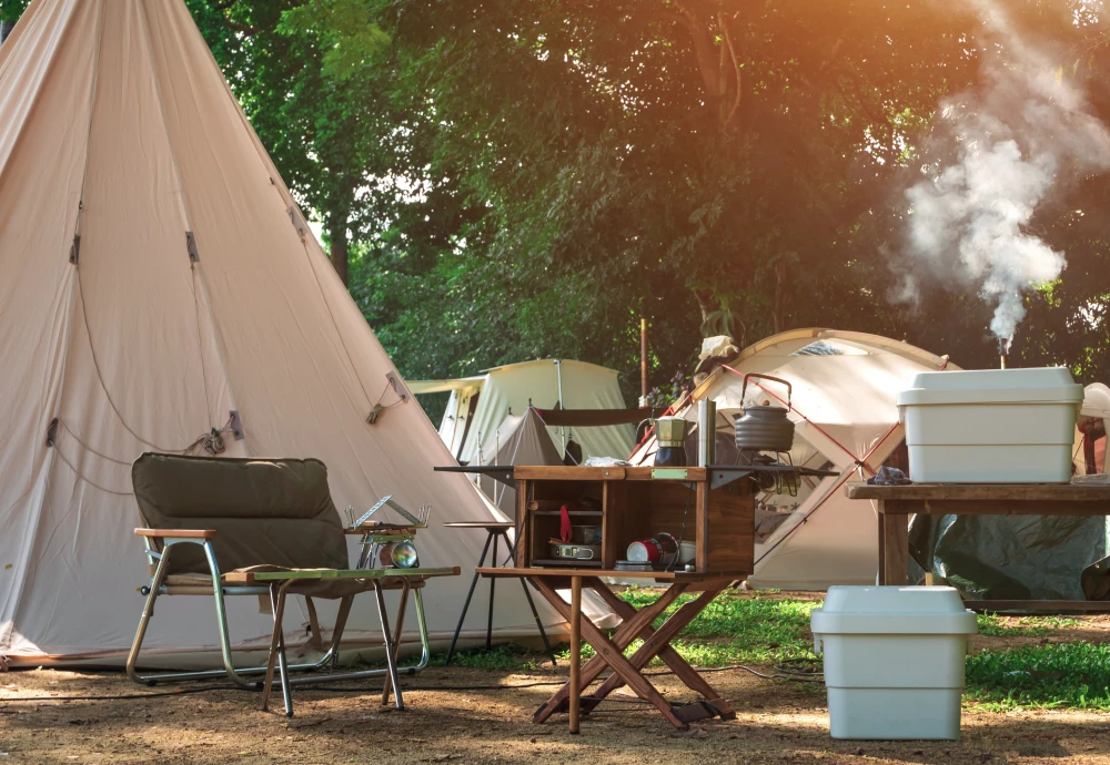 pyramid style tent